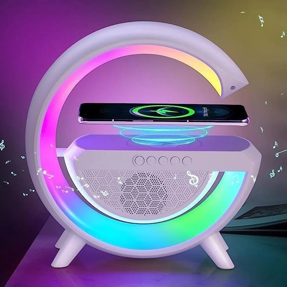 G-Shape LED Wireless Speaker with Charger