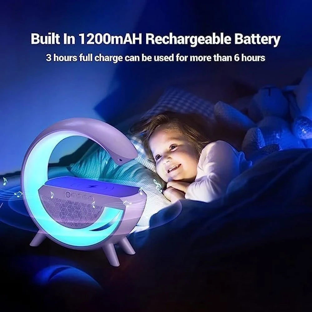 G-Shape LED Wireless Speaker with Charger