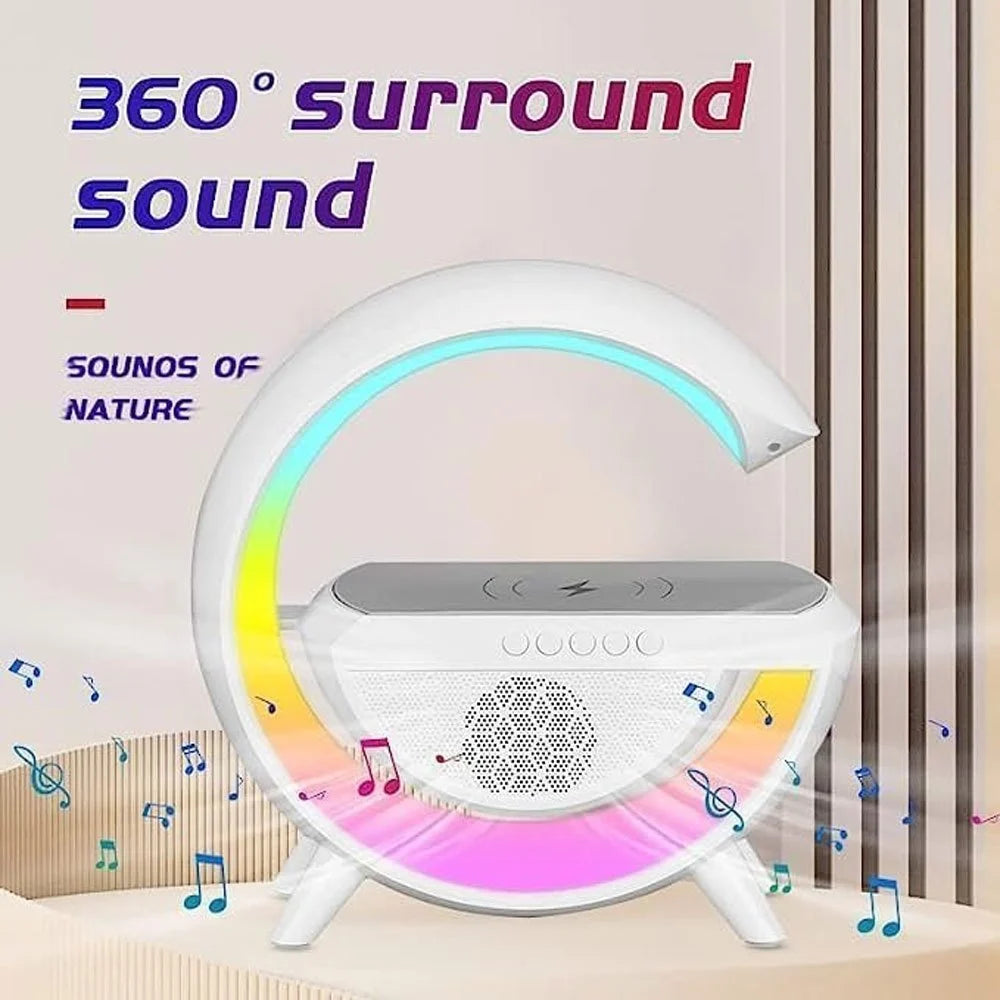 G-Shape LED Wireless Speaker with Charger