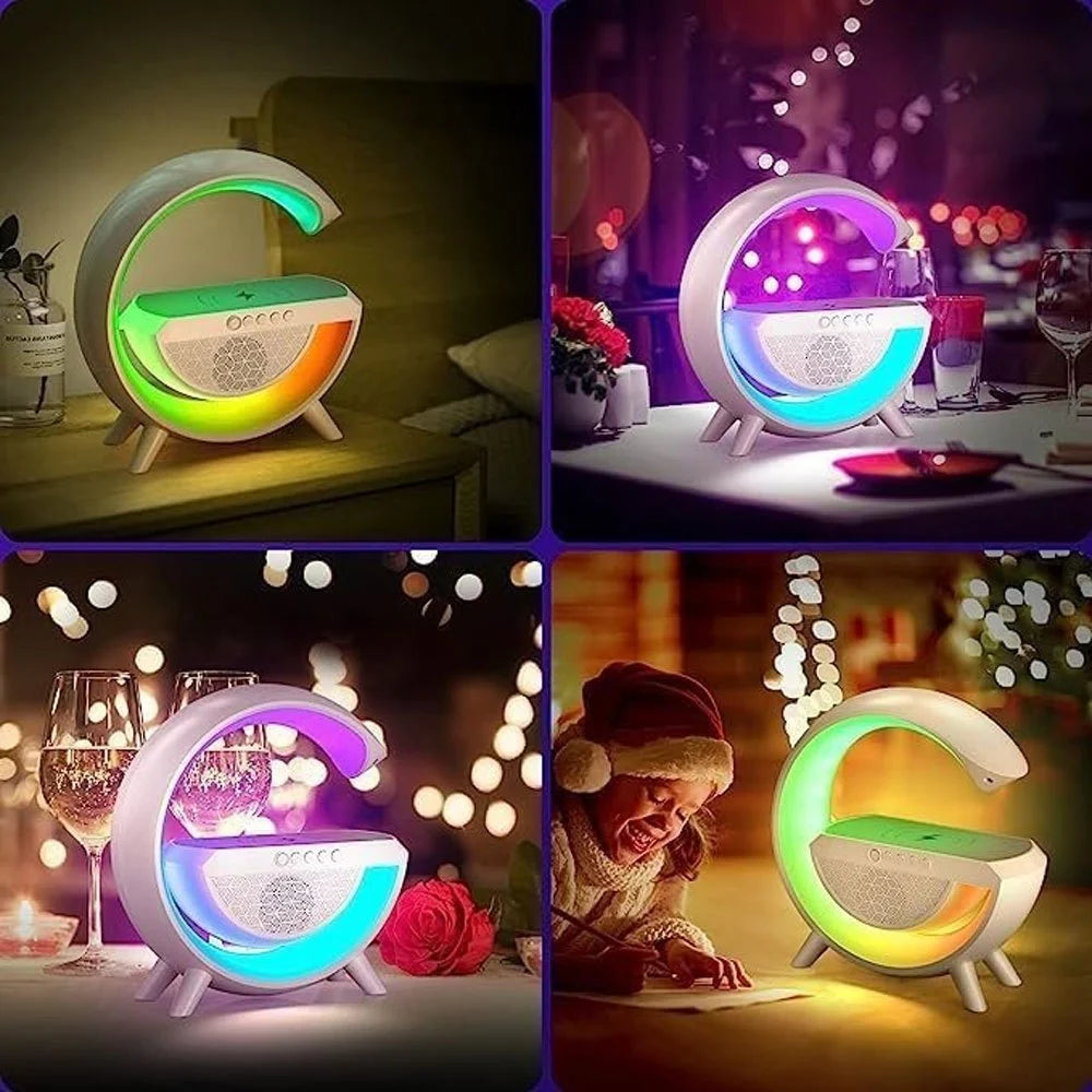 G-Shape LED Wireless Speaker with Charger