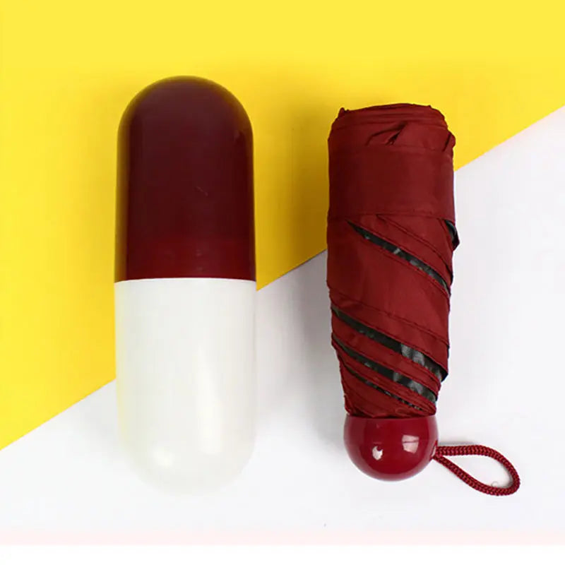 Mini Capsule Folding Umbrella (Pack of 5)
