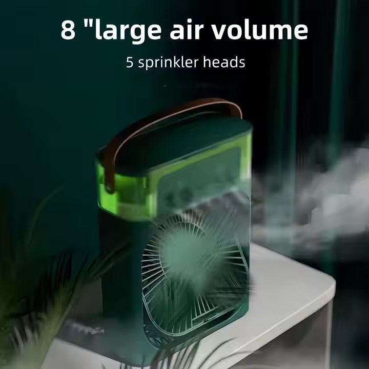 Portable Mini USB Air Cooler & Humidifier Fan