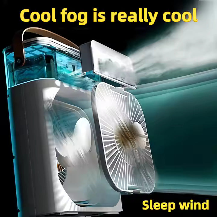 Portable Mini USB Air Cooler & Humidifier Fan