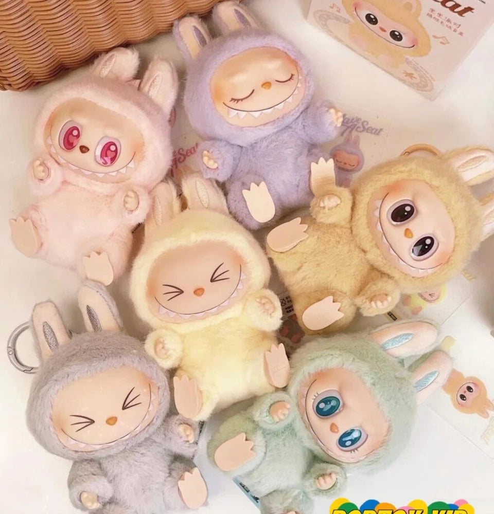 Labubu Multicolor Plush Doll
