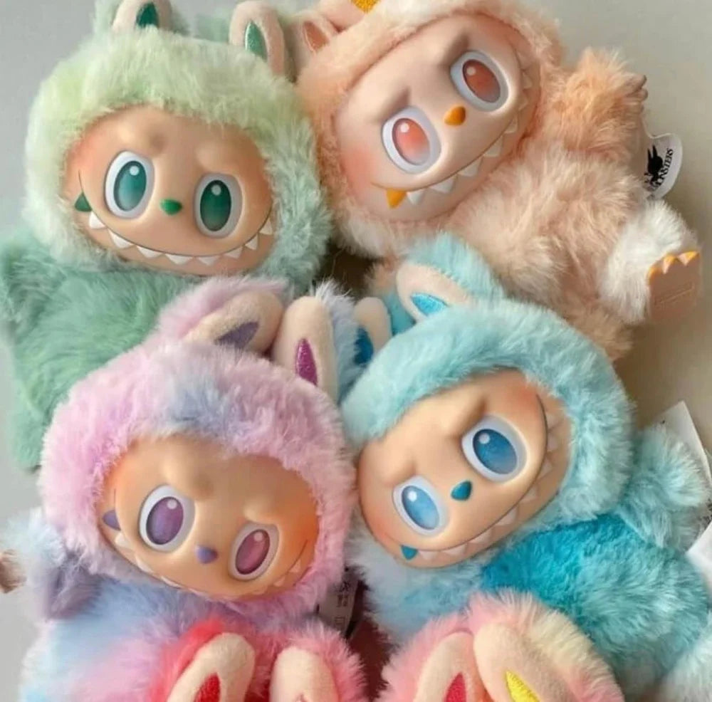 Labubu Multicolor Plush Doll